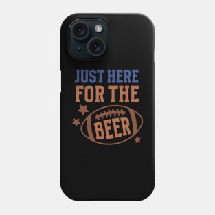 Football and Beer Funny Tee Shirt Phone Case