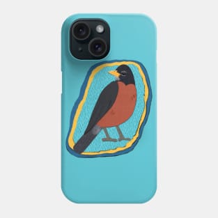 Paper craft robin Phone Case