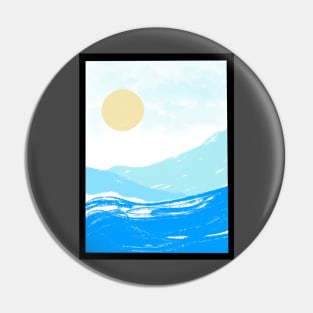 Sun and Sea Pin