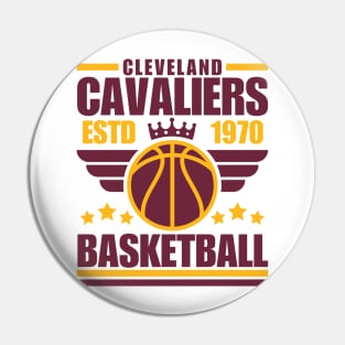 Cleveland Cavaliers 1970 Basketball Retro Pin