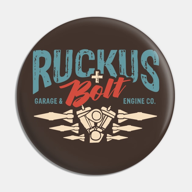 Ruckus Paladins Champion Logo Pin by dcmjs