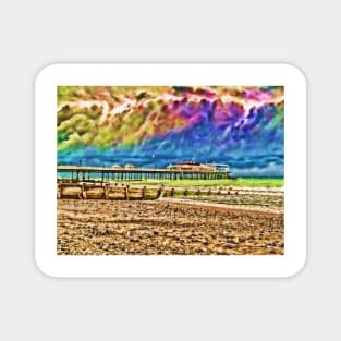 Colourful Cromer Pier Magnet