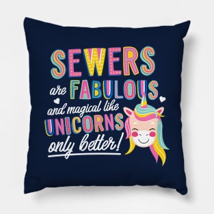 Sewers are like Unicorns Gift Idea Pillow