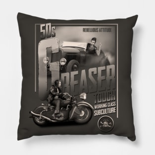 Greaser 1950's Sub-Culture Pillow