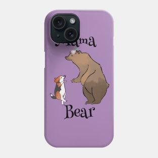 Mama Bear and Baby Beagle Phone Case