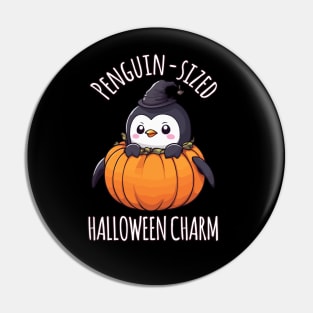 Penguin-Sized Halloween Charm - Adorable and Funny Pin