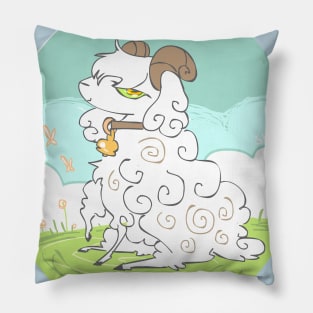 Sheep in the Meadow Pillow