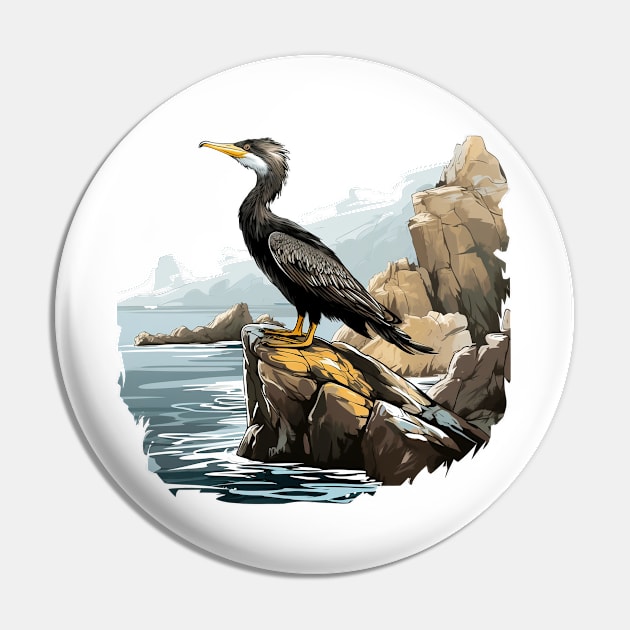 Cormorant Pin by zooleisurelife