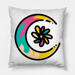 Groovy Moon Child Pillow