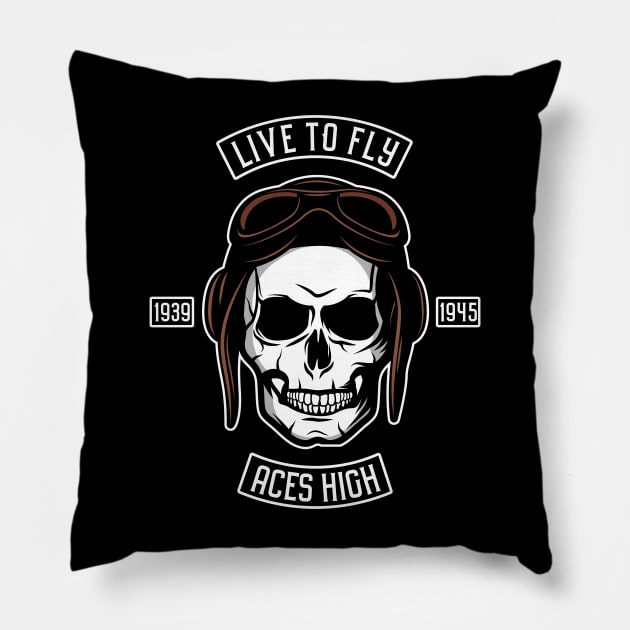 Aces High Pillow by Skush™