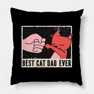 Best Cat Dad Pillow