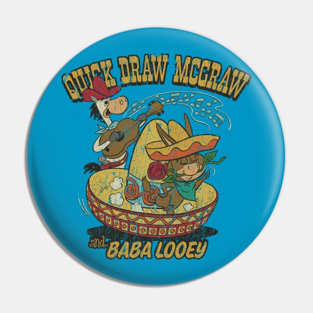 Quick Draw McGraw & Baba Looey Pin by JCD666