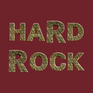 Hard Rock - Rock Decorated Text T-Shirt