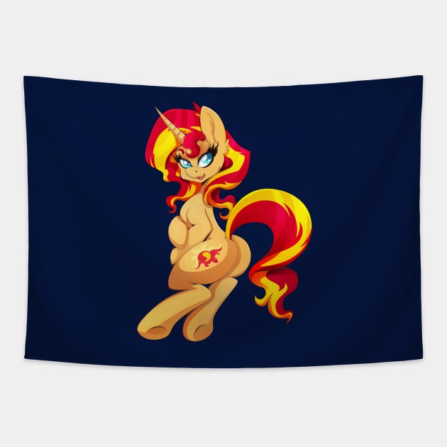 Sunset Shimmer Tapestry by RarieDash