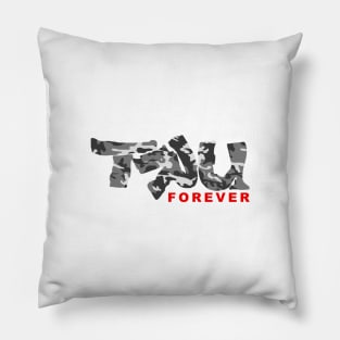 TRU forever grey camo Pillow