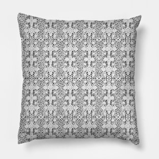 Woodblock print chevron Pillow