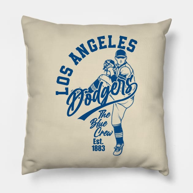 Los Angeles Dodgers By Semrawud Pillow by semrawud