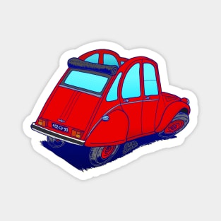 Iconic Citroen 2CV just the car Magnet