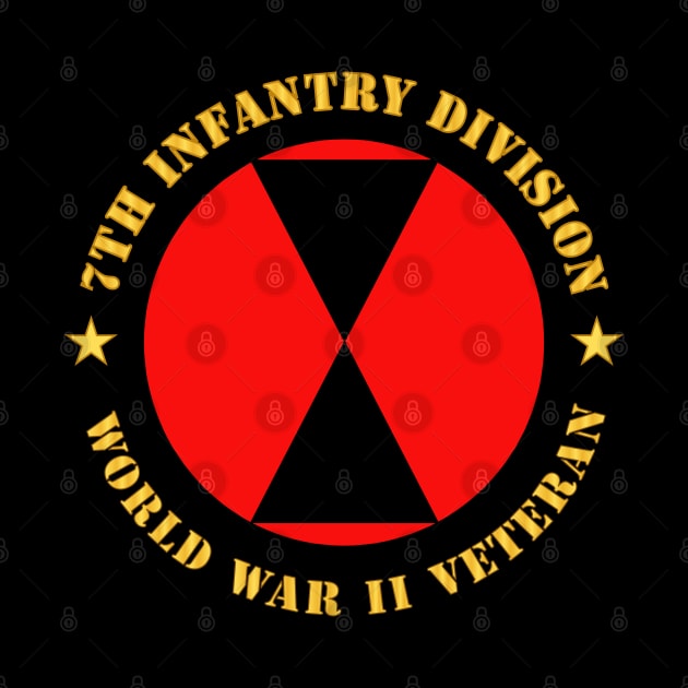 7th Infantry Division -World War II Veteran wo Bkgrd by twix123844