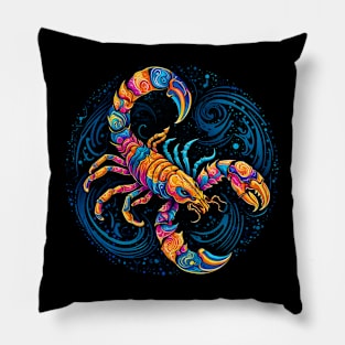 Scorpio: Equal Parts Charm and Chaos Pillow