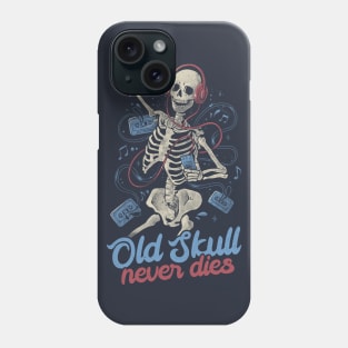 Old Skull Never Dies - Death Music Gift Phone Case