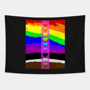 Rainbow hearts! Tapestry