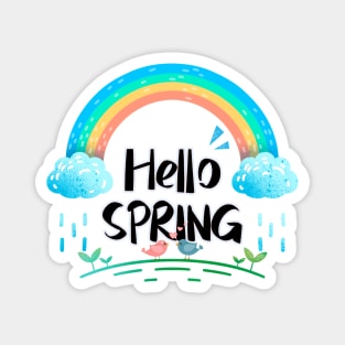 Hello Spring Magnet