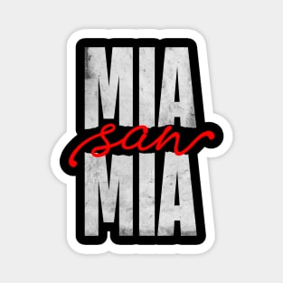 Mia San Mia grey Magnet