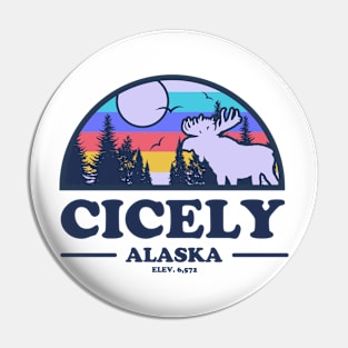 Cicely Alaska Pin