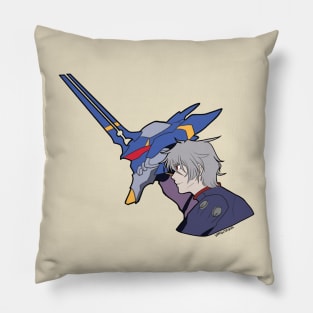 Kaworu and Eva Unit 06 Pillow