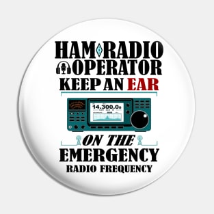 Ham Radio Operator Pin