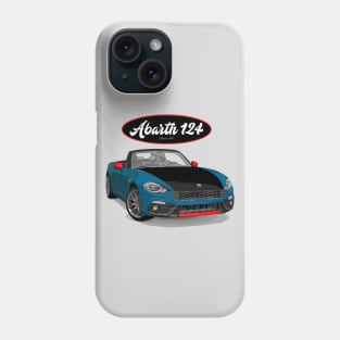 ABARTH 124 Azzurro Phone Case