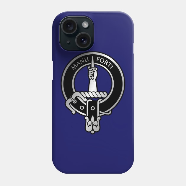 Clan MacKay Crest & Tartan Phone Case by Taylor'd Designs