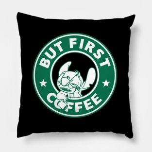 But First...Coffee (Stitch) Pillow