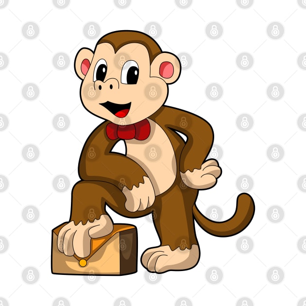 Monkey with Bag by Markus Schnabel