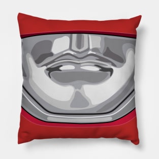 Red Ranger Helmet Face Mask Pillow