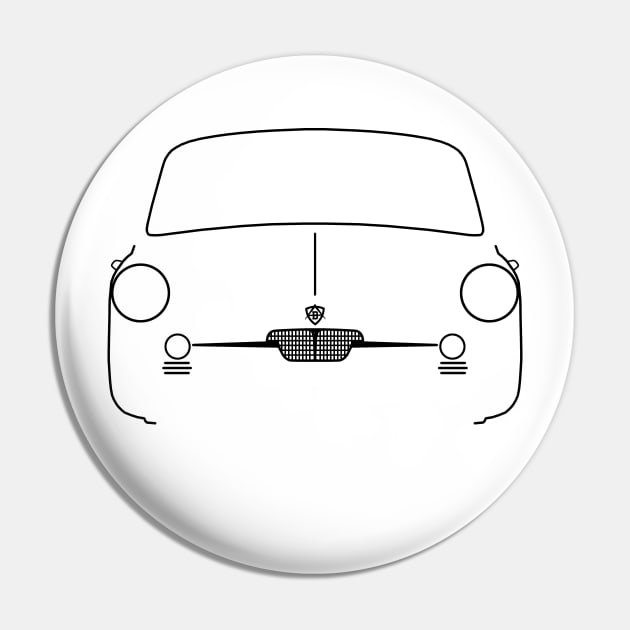 Autobianchi Bianchina classic car black outline graphic Pin by soitwouldseem