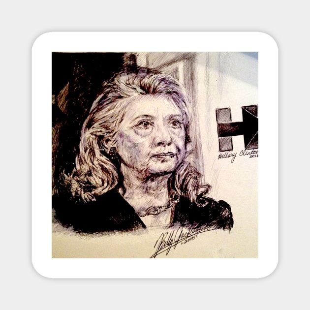 HILLARY CLINTON Magnet by billyhjackson86