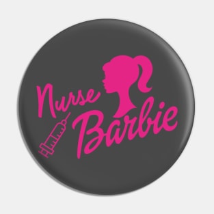 Nurse Barbie Pin