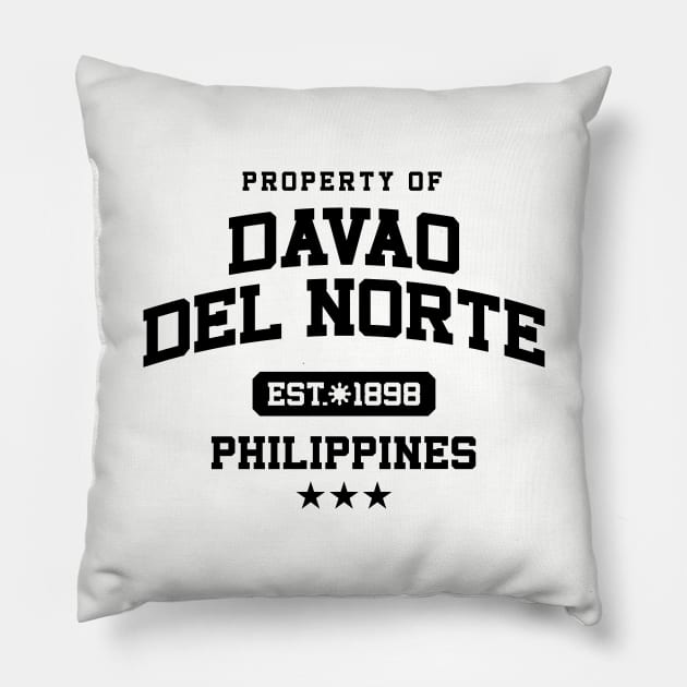 Davao del Norte - Property of the Philippines Shirt Pillow by pinoytee