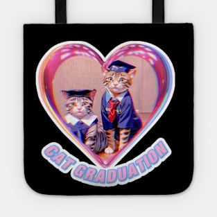 Cat Graduation Tote