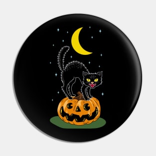 Vintage Black Cat Pin