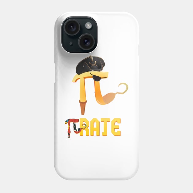 PIrate Pi funny Pirate Pi Math Pi Pun Phone Case by jaml-12