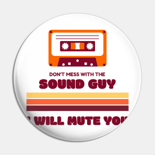 Sound Engineer Pin