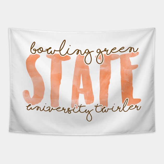 Bowling Green State University Twirler 1 Tapestry by ally1021