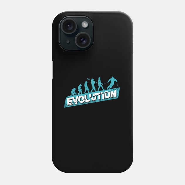 Alpine Skiing Evolution Ski Skier Gift Phone Case by Dolde08