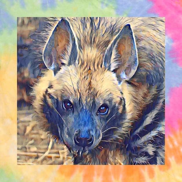 Striped Hyena by Sharonzoolady