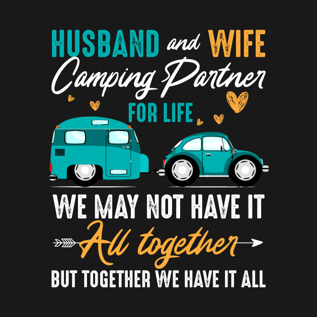 Husband And Wife Camping by Pelman