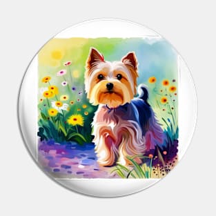 Your Friendly Neighborhood Yorkie Pin