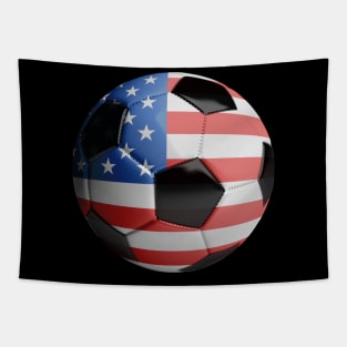 American Soccer Ball Tapestry